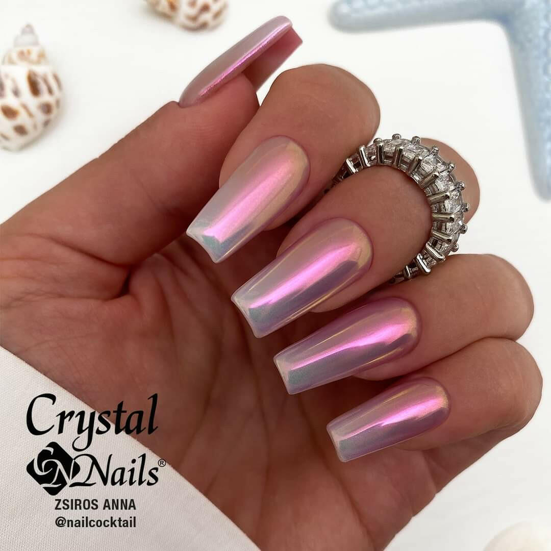 Fine Aurora Sun ChroMirror Chrome Liquid (4ml) by Crystal Nails - thePINKchair.ca - Nail Art - Crystal Nails/Elite Cosmetix USA