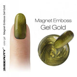 Gold Magnetic Embossing Gel by 2MBEAUTY - thePINKchair.ca - Coloured Gel - 2MBEAUTY