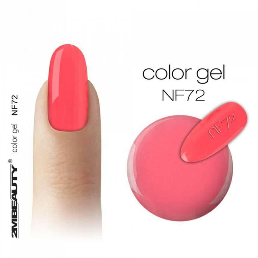 NF072 Non-Wipe Coloured Gel by 2MBEAUTY - thePINKchair.ca - Coloured Gel - 2Mbeauty