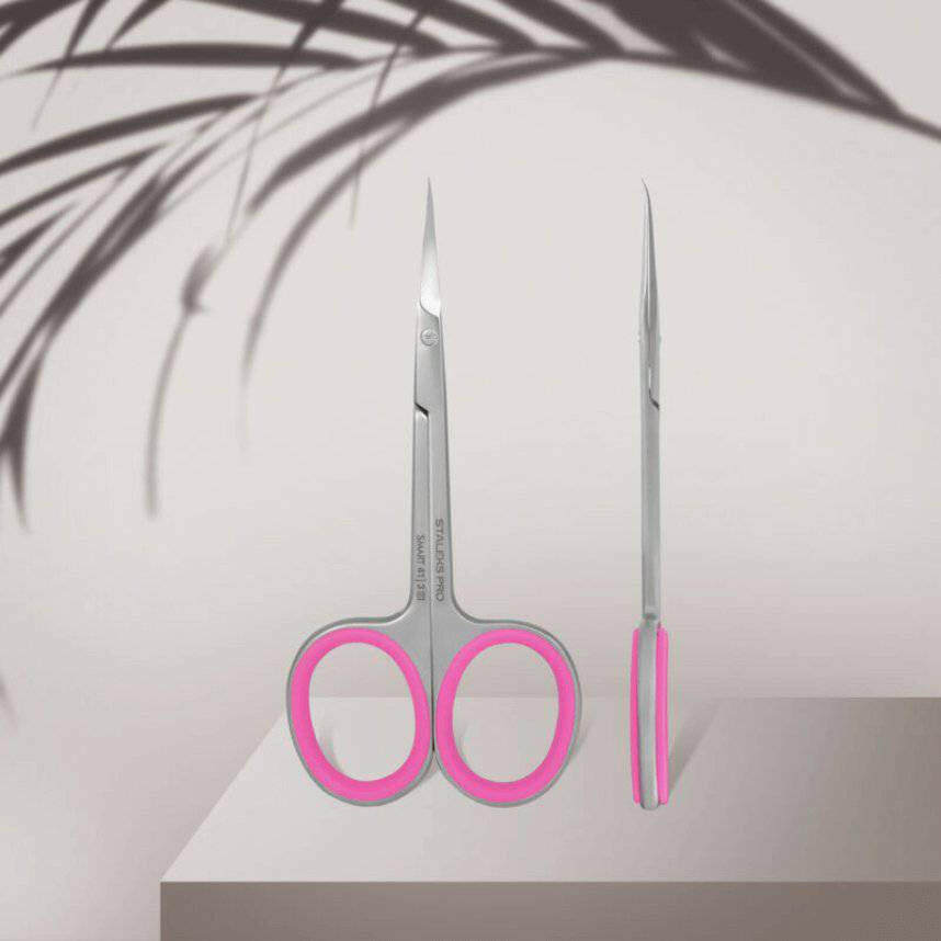 Professional Cuticle Scissors with Hook Staleks Pro Smart 41 Type 3 - thePINKchair.ca - Tools - Staleks