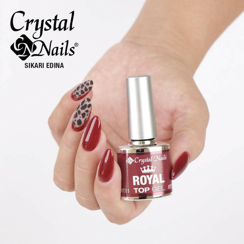 RT11 Red Dahlia Royal Top Gel by Crystal Nails - thePINKchair.ca - Coloured Gel - Crystal Nails/Elite Cosmetix USA