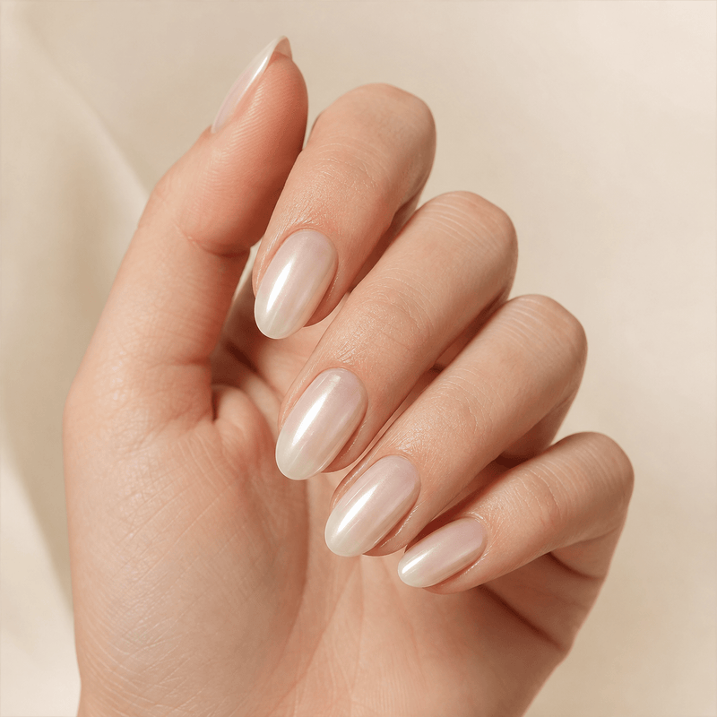 Coconut Chrome Nails - thePINKchair.ca