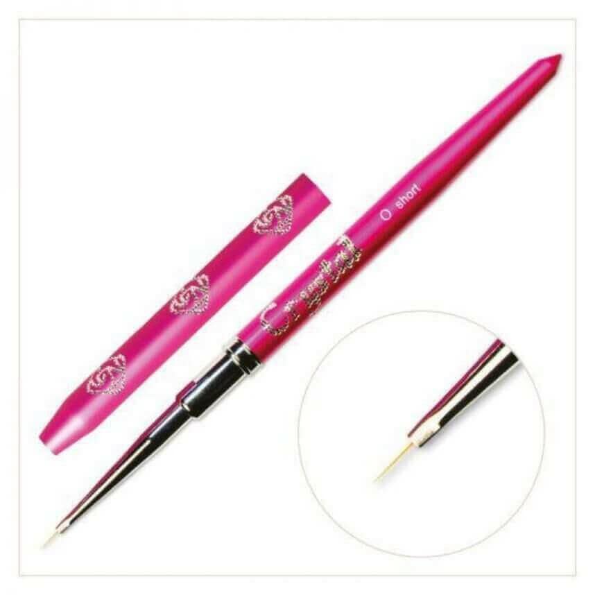 0 Short Brush by Crystal Nails - thePINKchair.ca - Brushes - Crystal Nails/Elite Cosmetix USA