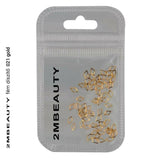 021 Gold Metal Ornament by 2MBEAUTY - thePINKchair.ca - Nail Art - 2Mbeauty