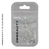 022 Silver Metal Oranament by 2MBEAUTY - thePINKchair.ca - Nail Art - 2Mbeauty