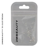 048 Silver Metal Ornament by 2MBEAUTY - thePINKchair.ca - Nail Art - 2Mbeauty