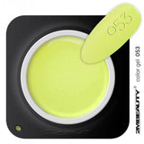 053 Neon Yellow Coloured Gel by 2MBEAUTY