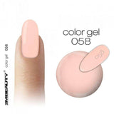 058 Pastel Peach Coloured Gel by 2MBEAUTY