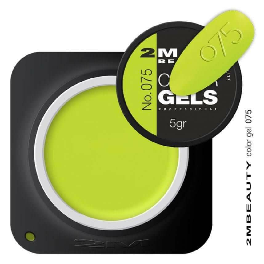 075 Neon Yellow Coloured Gel - thePINKchair.ca - Coloured Gel - 2Mbeauty