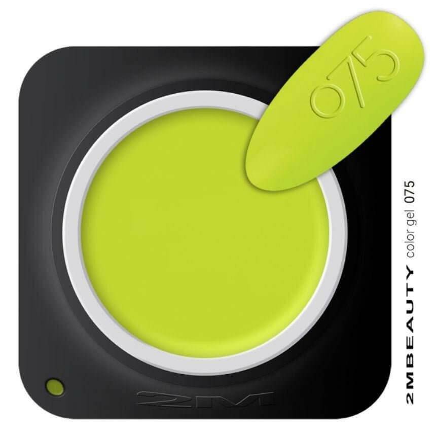 075 Neon Yellow Coloured Gel - thePINKchair.ca - Coloured Gel - 2Mbeauty