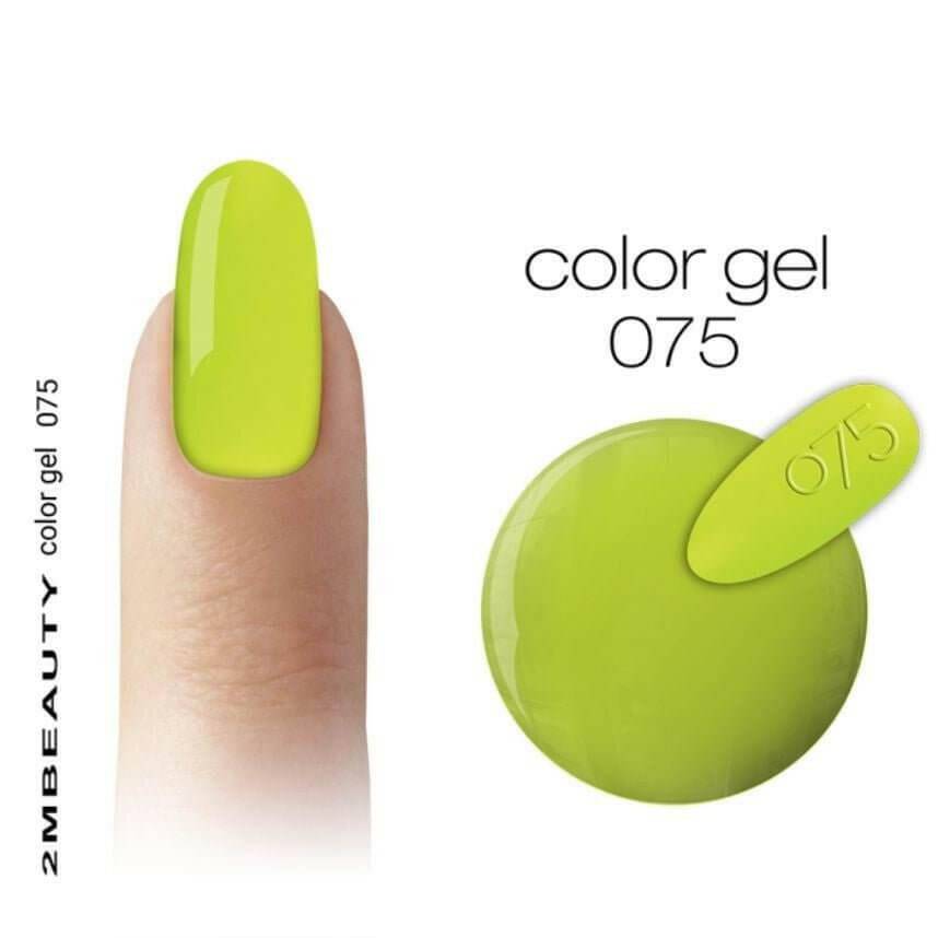 075 Neon Yellow Coloured Gel - thePINKchair.ca - Coloured Gel - 2Mbeauty