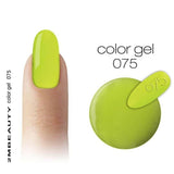 075 Neon Yellow Coloured Gel by 2MBEAUTY