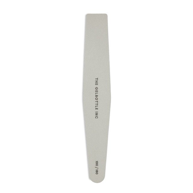 100/180 Grey Coffin Nail Buffer 5 Pack - thePINKchair.ca - file - the GEL bottle
