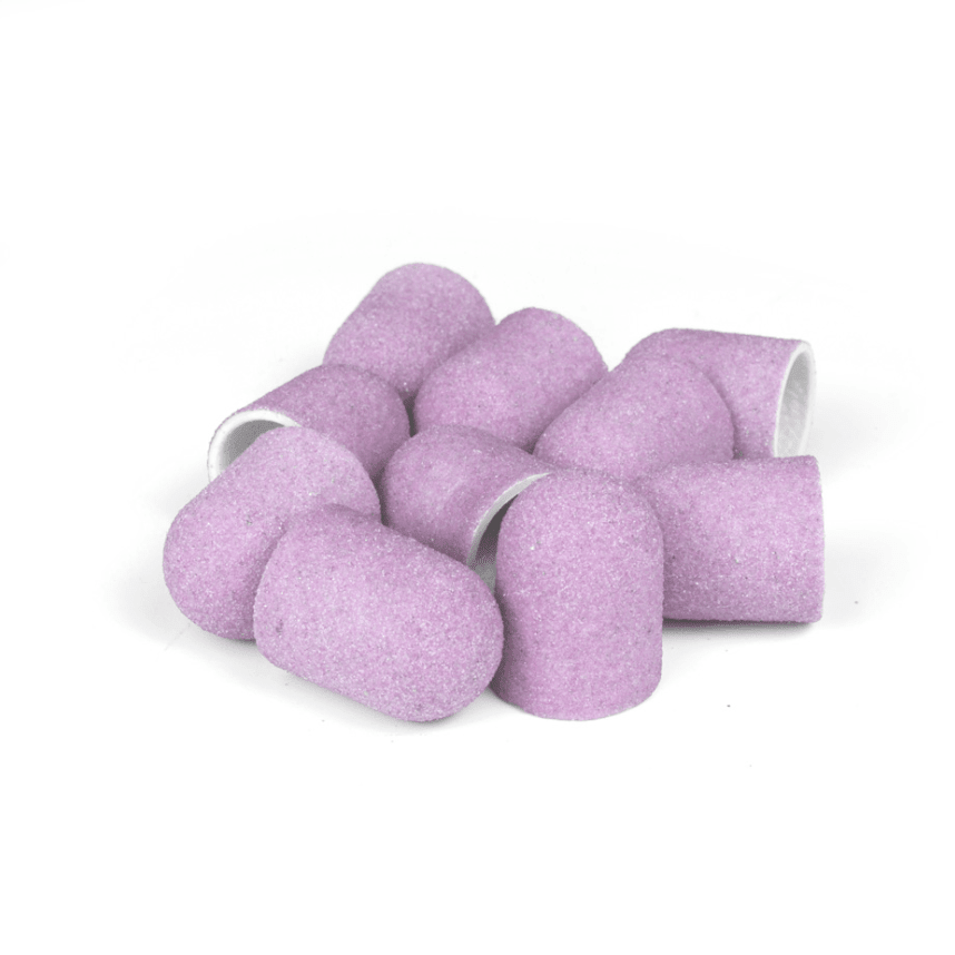 100grit Pink Pedicure Sanding Cap (25pcs) by thePINKchair - thePINKchair.ca - efile bit - thePINKchair nail studio
