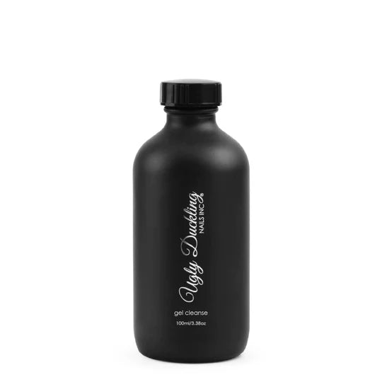 Liquid GEL CLEANSE by Ugly Duckling in a 100ml bottle, featuring clear gel texture for gentle facial cleansing.