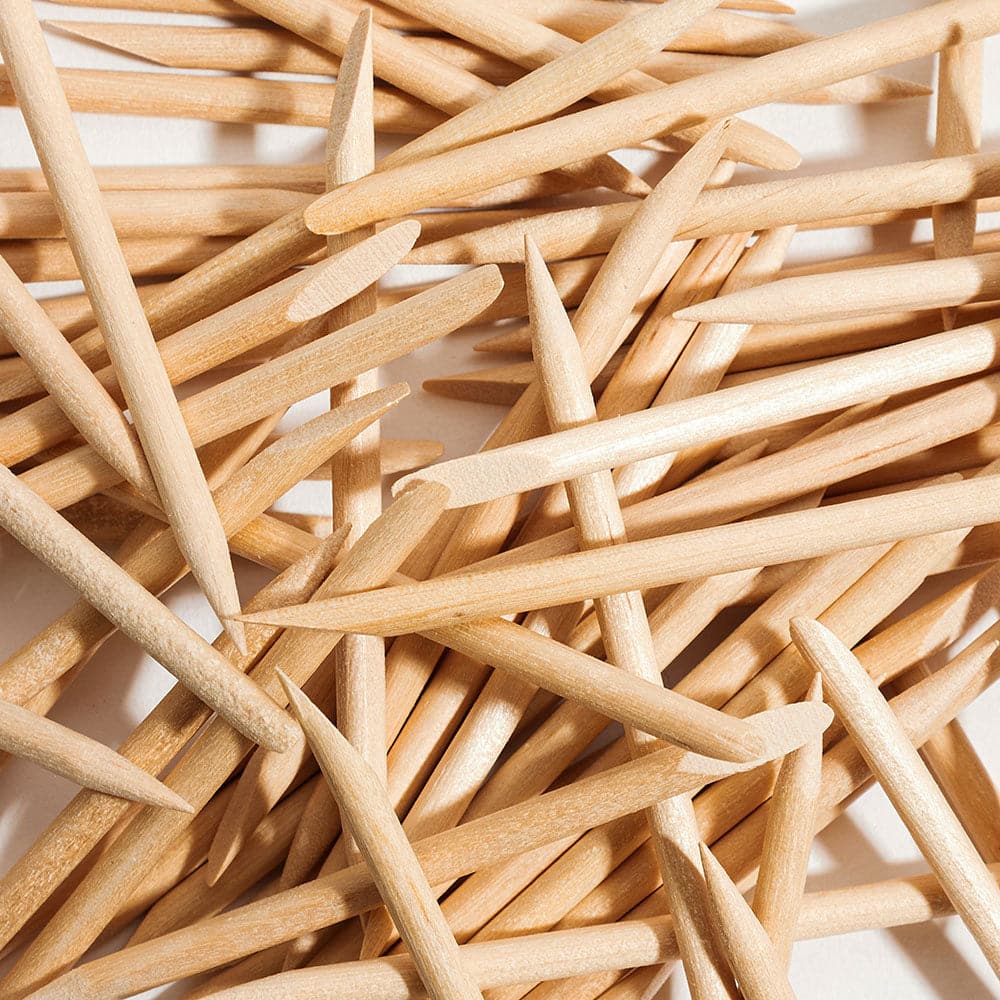 100pcs Orange Wood Sticks - 10.5cm - thePINKchair.ca - Odds & Ends - thePINKchair.ca