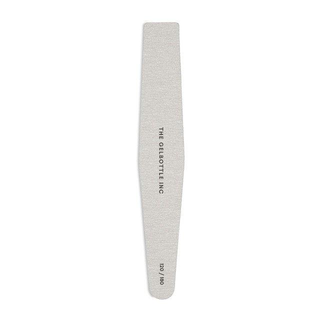 120/180 Grey Coffin Nail File 5 Pack - thePINKchair.ca - file - the GEL bottle