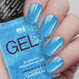 1209 Bright Blue Shimmer Gel Polish by 2MBEAUTY