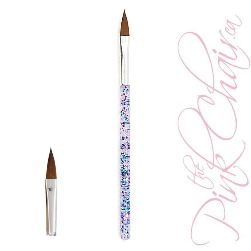 17mm Cat's Tongue Brush by thePINKchair - thePINKchair.ca - Brushes - thePINKchair nail studio