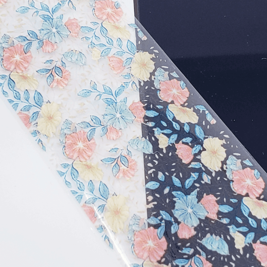 22 Vintage Floral Transfer Foil - thePINKchair.ca - Nail Art - thePINKchair nail studio