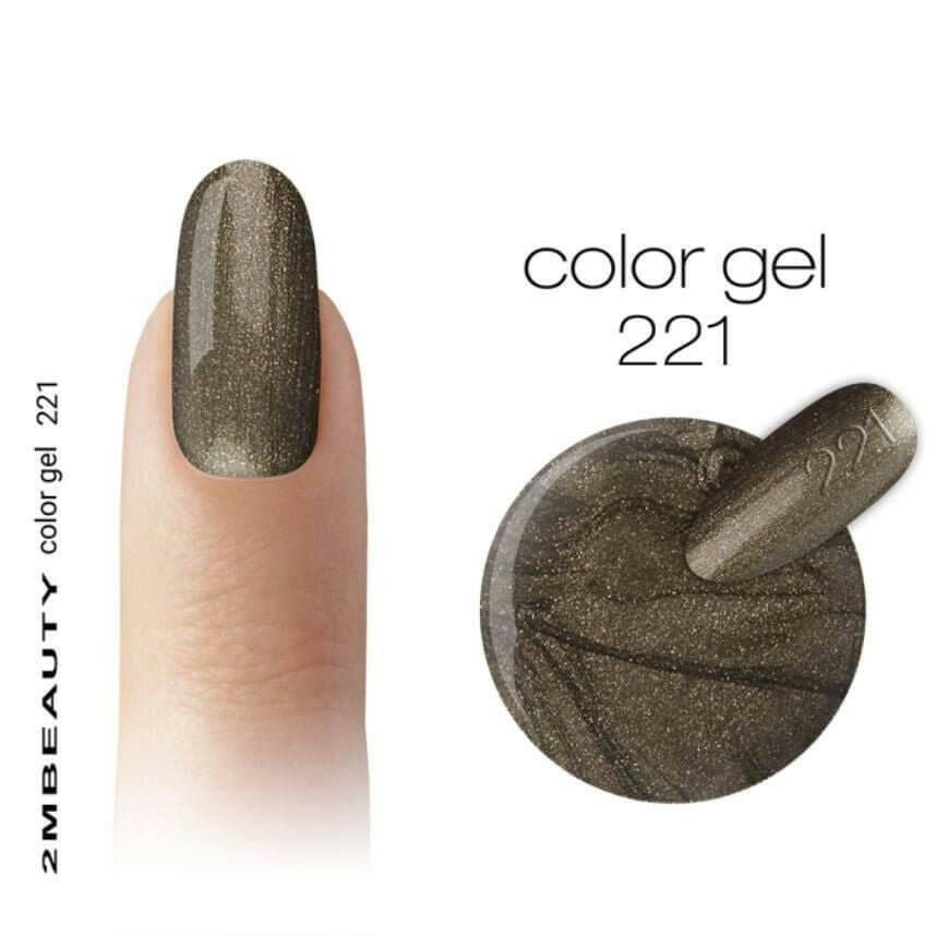 221 Olive Green Silk Coloured Gel - thePINKchair.ca - Coloured Gel - 2Mbeauty