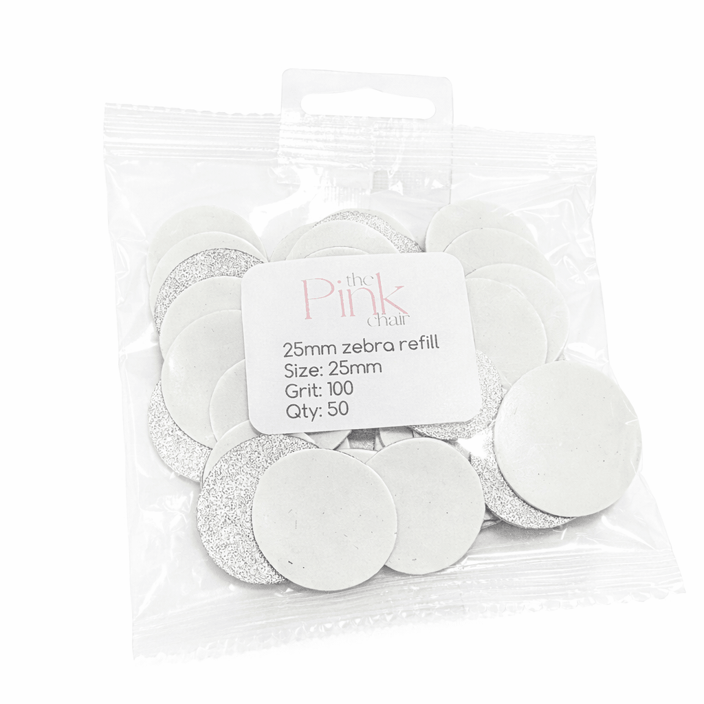 25mm Pedicure Sanding Discs - 50pcs - thePINKchair.ca - Pedicure - thePINKchair.ca