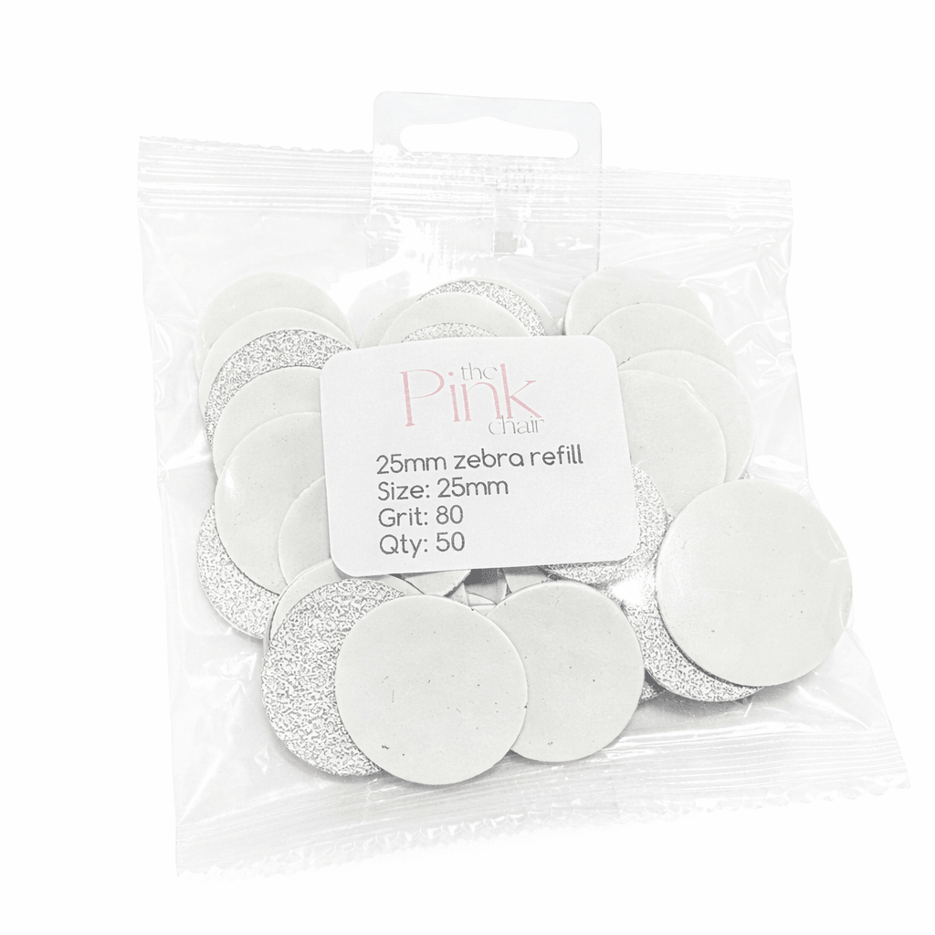 25mm Pedicure Sanding Discs - 50pcs - thePINKchair.ca - Pedicure - thePINKchair.ca
