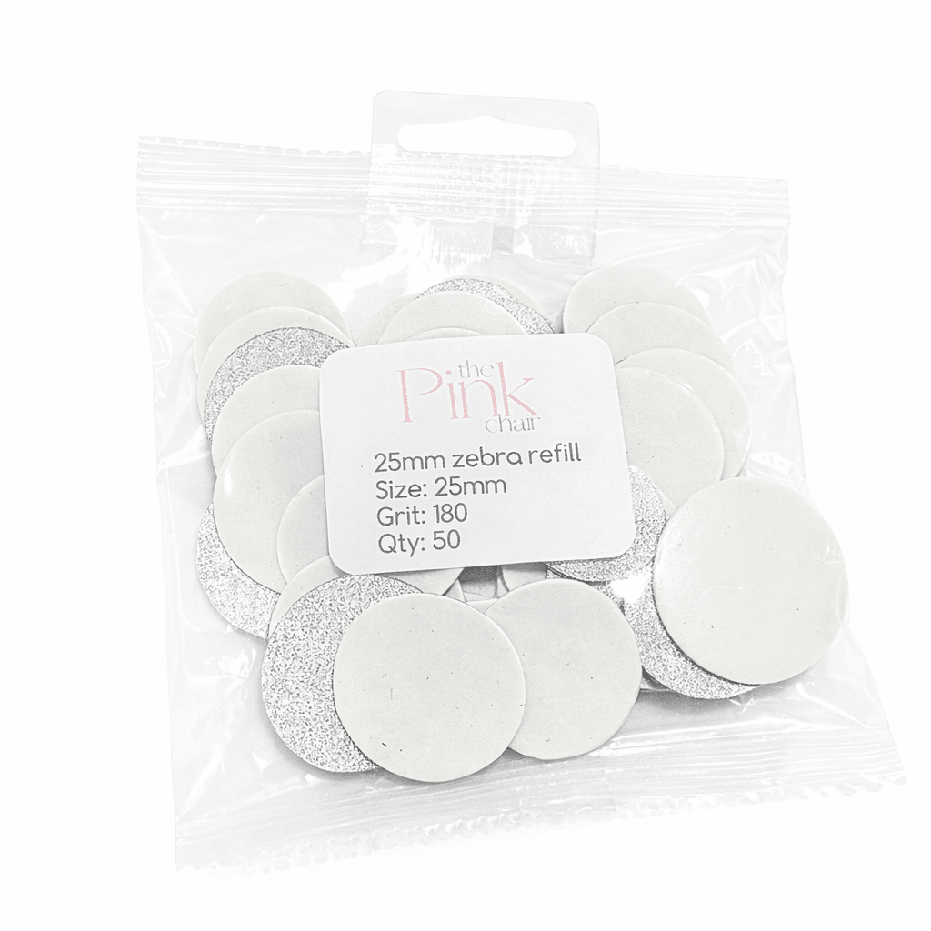 25mm Pedicure Sanding Discs - 50pcs - thePINKchair.ca - Pedicure - thePINKchair.ca