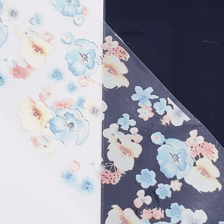 28 Vintage Floral Transfer Foil - thePINKchair.ca - Nail Art - thePINKchair nail studio