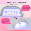 2 Sets Acrylic Magnetic Nail Art Stand
