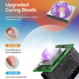 P-Art01R Rechargeable Mini LED/UV Nail Art Lamp w/stand