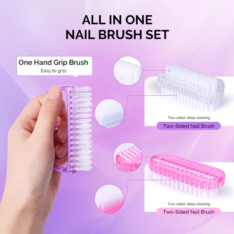 3 Pack Nail Brush Set - MelodySusie - thePINKchair.ca - Odds & Ends - Melody Susie