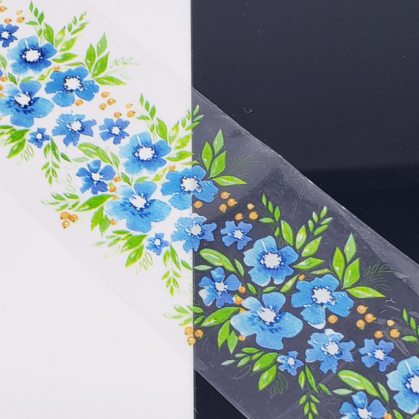 35 Vintage Floral Transfer Foil - thePINKchair.ca - Nail Art - thePINKchair nail studio