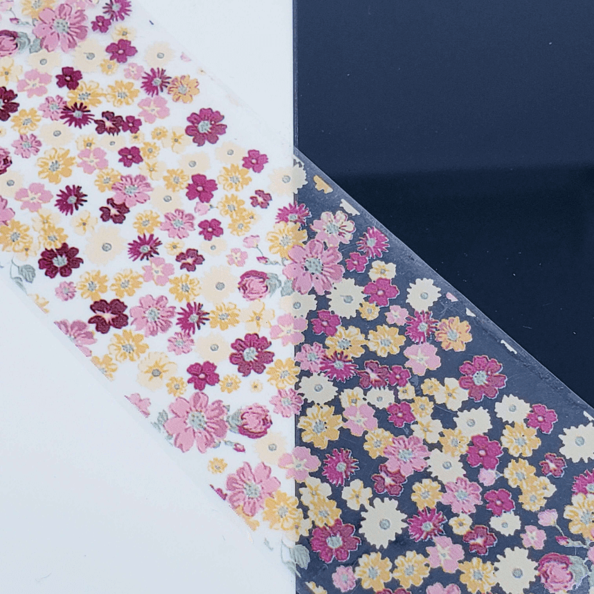 37 Vintage Floral Transfer Foil - thePINKchair.ca - Nail Art - thePINKchair nail studio