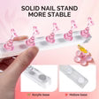 2 Sets Acrylic Magnetic Nail Art Stand