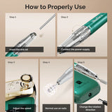 Jade Plus(MB450C) Rechargeable Nail Drill 35,000 RPM - thePINKchair.ca