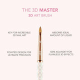 3D Art Nail Art Brush by Kiara Sky