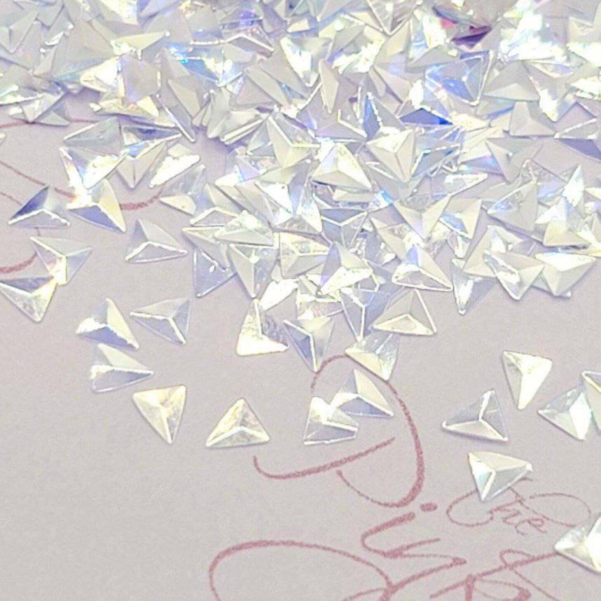 3D Triangle, Blue Opal (499) - thePINKchair.ca - Glitter - thePINKchair nail studio