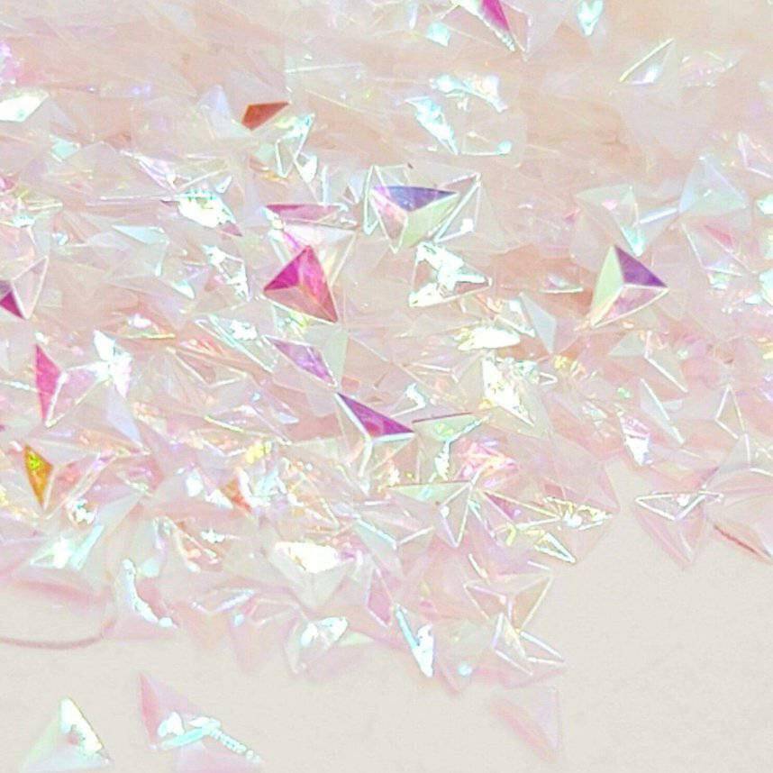 3D Triangle, Opal (350) - thePINKchair.ca - Glitter - thePINKchair nail studio