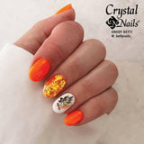 3s129 Champagne Orange Crystalac Gel Polish