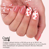 3s157 Pale Rosette Gel Polish by Crystal Nails