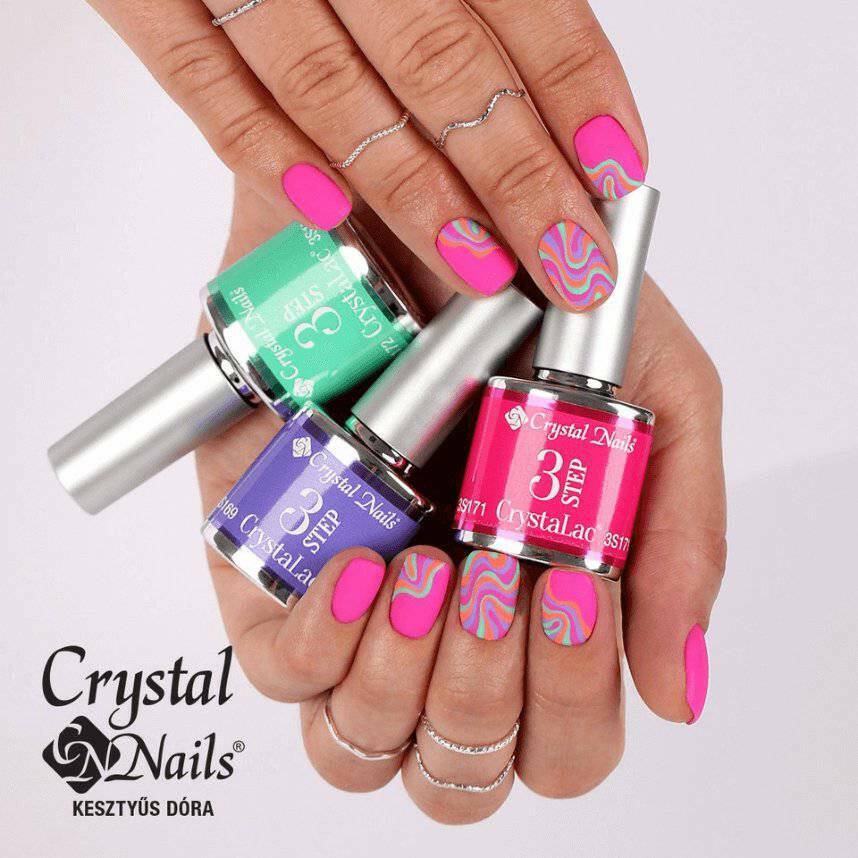 3S170 Coral Rose Gel Polish by Crystal Nails - thePINKchair.ca