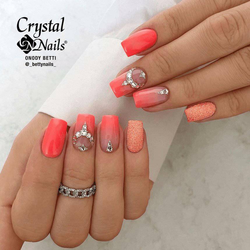 3S170 Coral Rose Gel Polish by Crystal Nails - thePINKchair.ca