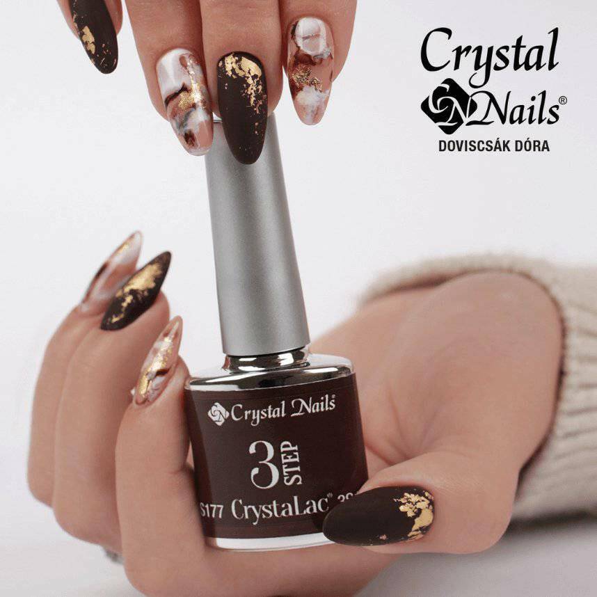 3s177 Chicory Coffee Crystalac Gel Polish by Crystal Nails - thePINKchair.ca