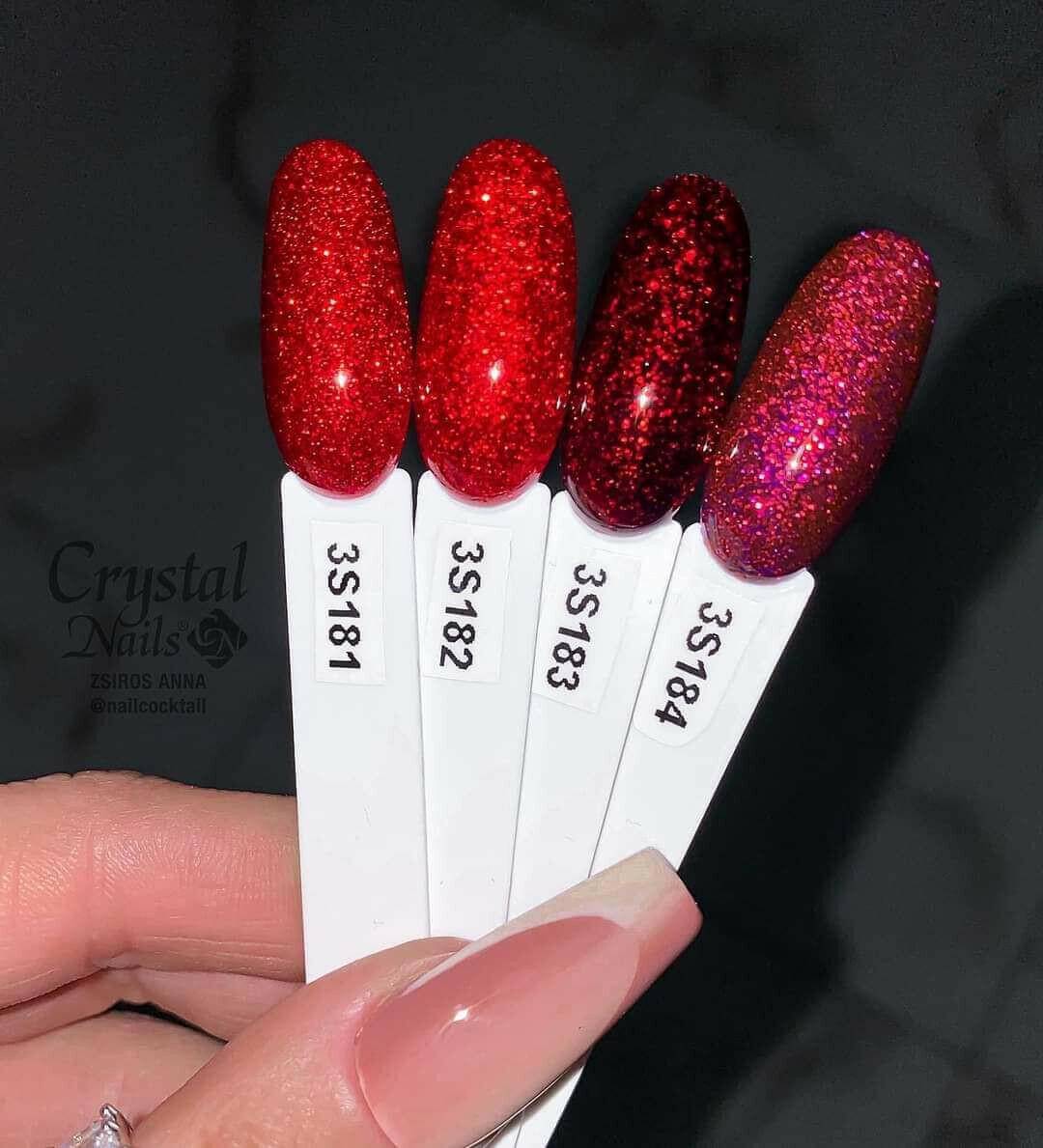 3s183 Ruby Red Gel Polish - thePINKchair.ca - Gel Polish - Crystal Nails/Elite Cosmetix USA