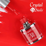 3s197 Sensual Red Gel Polish by Crystal Nails