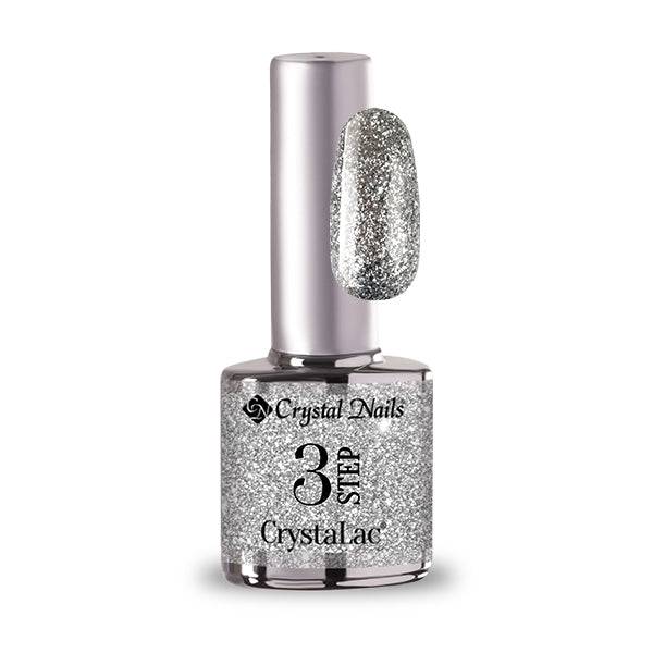 3s206 Shimmering Silver Full Platinum Gel Polish - thePINKchair.ca - Gel Polish - Crystal Nails/Elite Cosmetix USA