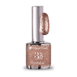 3s208 Dazzling Rose Gold  Full Platinum Gel Polish