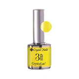 3s39 Neon Lemon Shimmer Crystalac Gel Polish by Crystal Nails