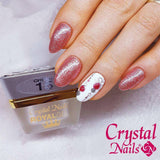 3s73 Champagne Cocktail Crystalac Gel Polish by Crystal Nails